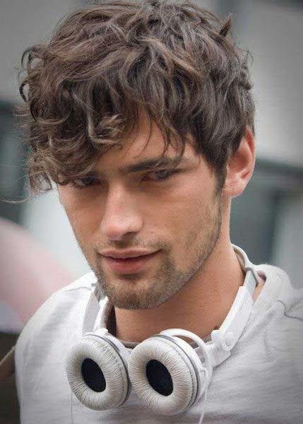 Cabelo masculino deals curto com franja